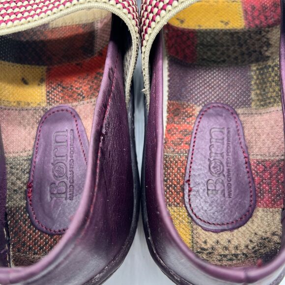 Born Acai Style Purple Slip Ons Size 38.5 US: 7.5 - Picture 14 of 16